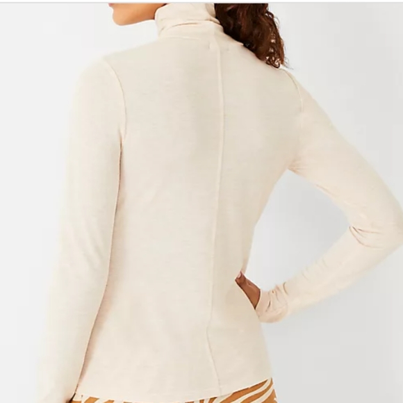 Pink (razzle dazzle) soft jersey knit turtleneck - Picture 2 of 3